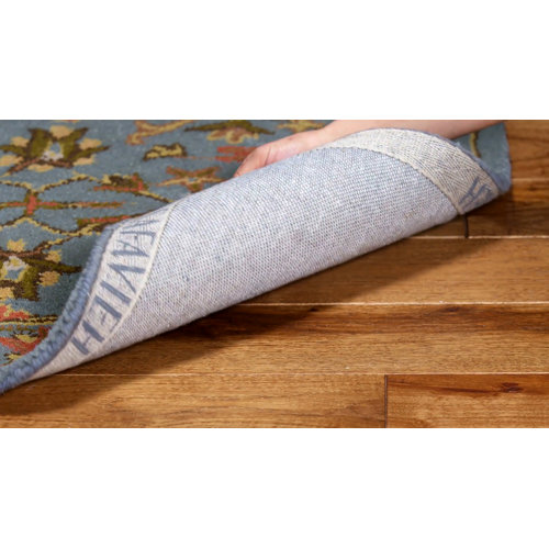 Charlton Home® Cranmore Oriental Handmade Tufted Wool Blue Area Rug